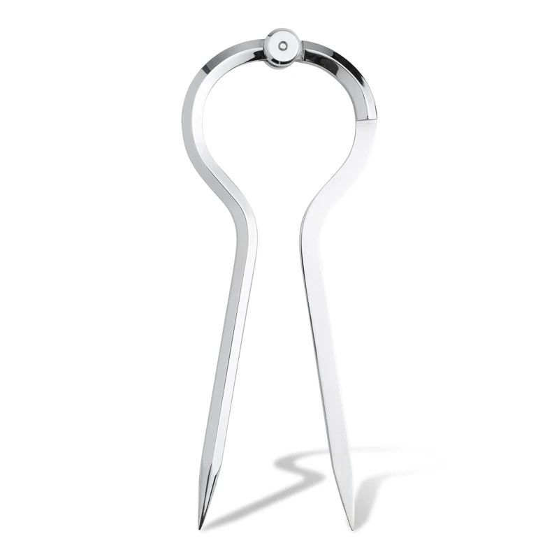 Aristo AR9802 Single-Handed Marine Compass (Length 185 mm, Working Range up to 400 mm, Brass High Gloss Chrome) Pack of 1, Silver