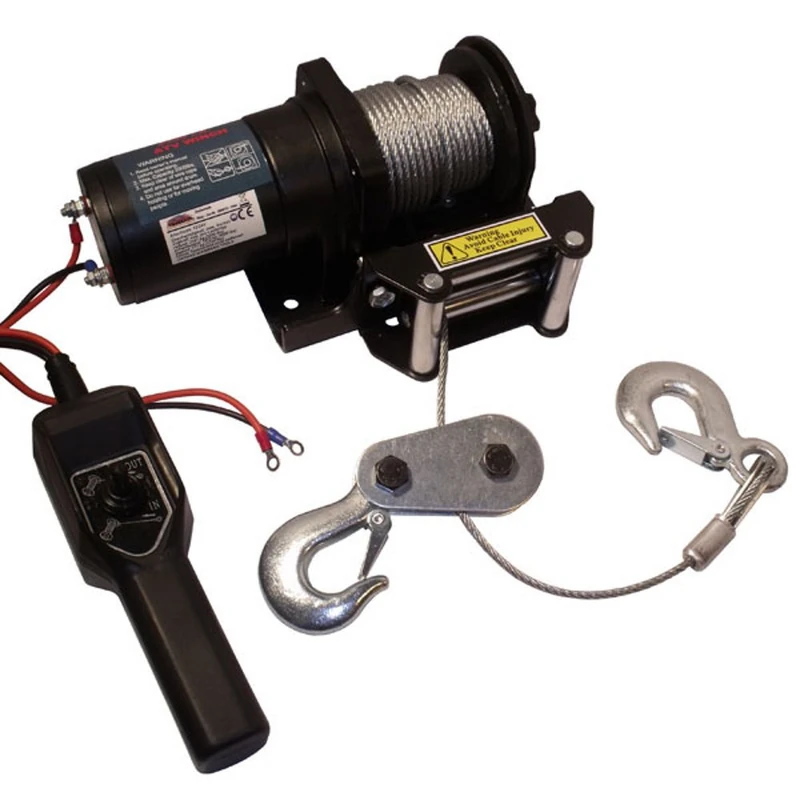 Mauk 137 Rope Winch 12 V 2000 lbs 900 kg