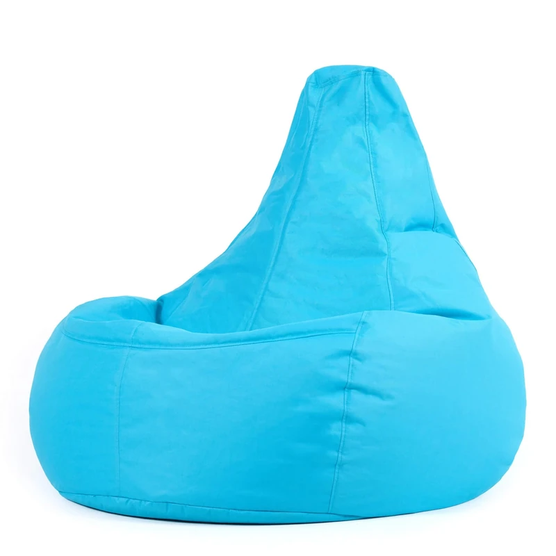 Bean Bag Bazaar Dalton Gaming Bean Bag Chair, Aqua Blue, Water Resistant Fabric, Beanbag for Indoor and Outdoor Use with Filling Included, Gaming, Bedroom, Living Room, Garden