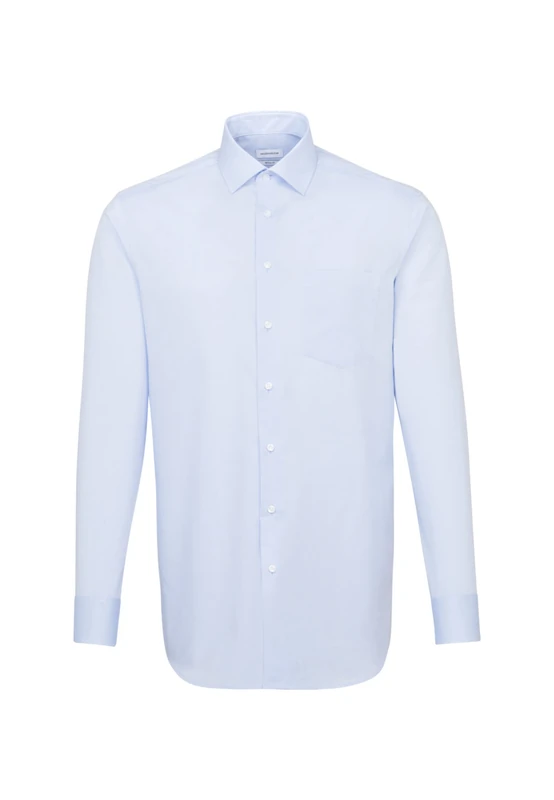 Seidensticker men's business shirt - regular fit - non-iron - Kent collar - long sleeve - 100% cotton