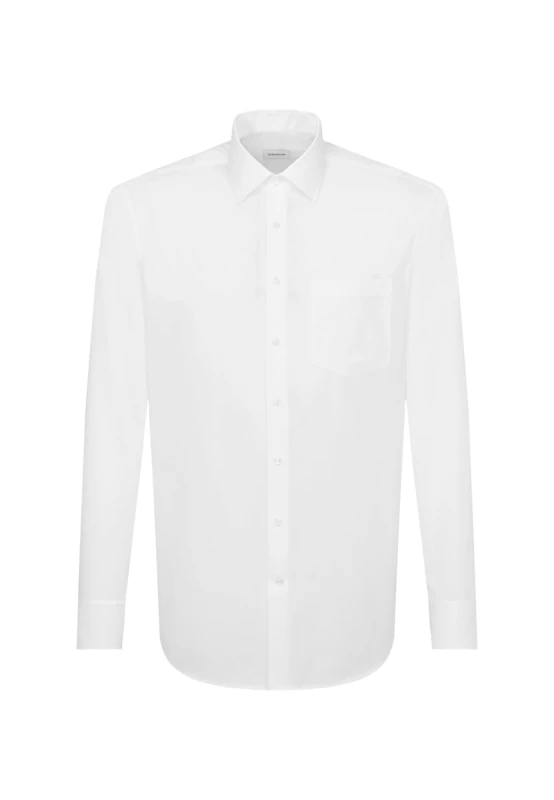 Seidensticker men's business shirt - regular fit - non-iron - Kent collar - long sleeve - 100% cotton