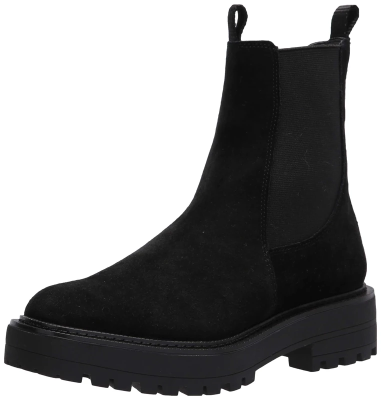 Sam Edelman Women's Laguna Chelsea Boot, Black Suede, 3 UK