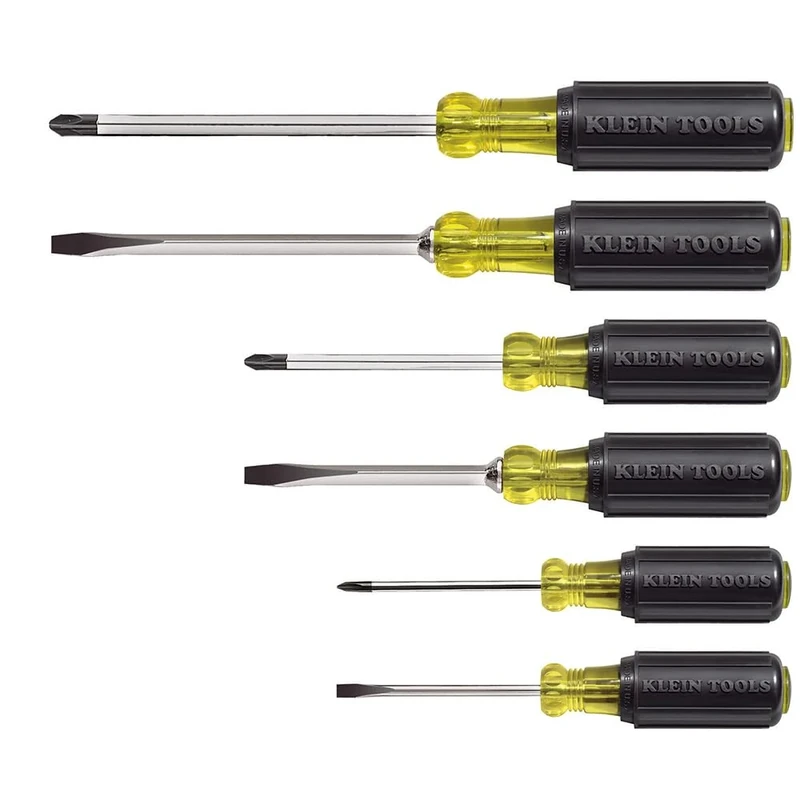 Screwdriver Set, Cushion Grip, 6-Piece KLEIN TOOLS 85074