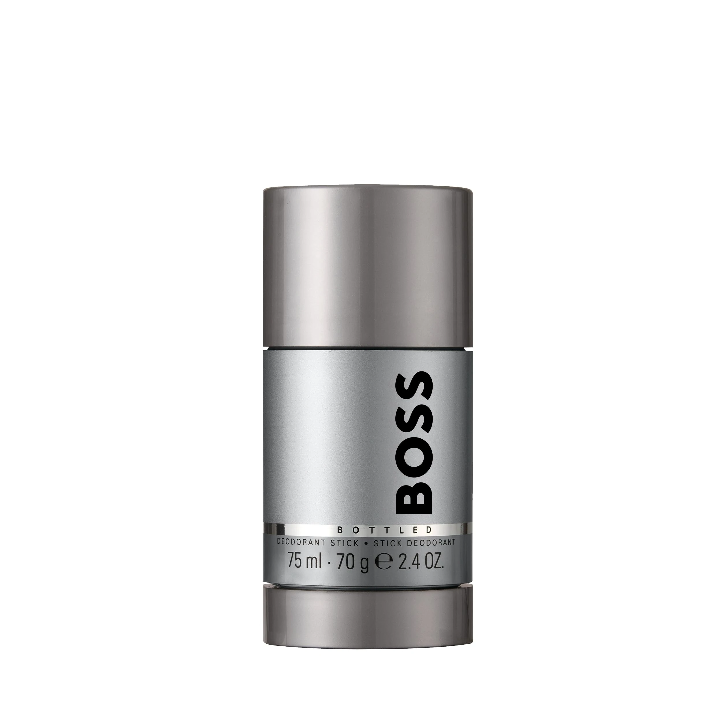 BOSS Bottled Deodorant Stick for Him - Woody Scent with Notes of Apple, Cinnamon and Wood - Light Longevity - 75ml
