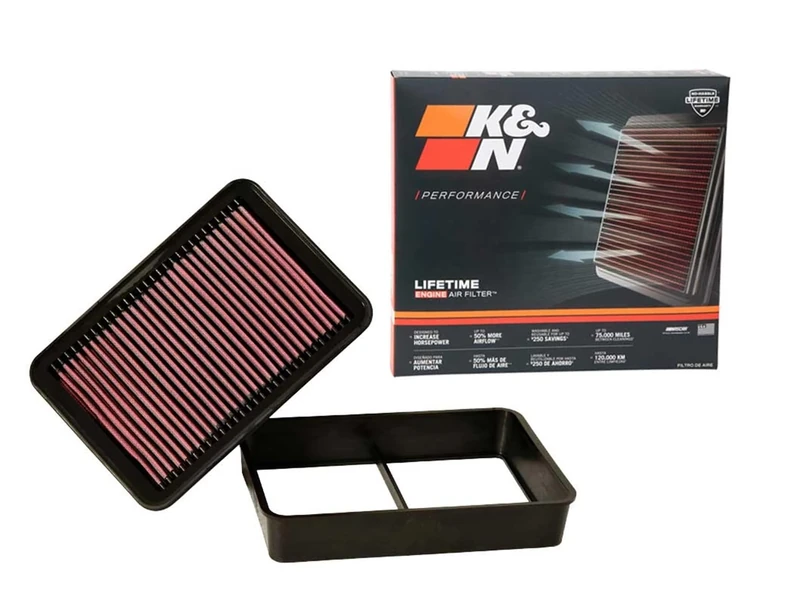 K&N Engine Air Filter: High Performance, Premium, Washable, Replacement Filter: Compatible with 2006-2017 Mitubishi (Lancer VIII, Lancer, Lancer Evolution, Lancer Raliart, Outlander, ASX), 33-2392