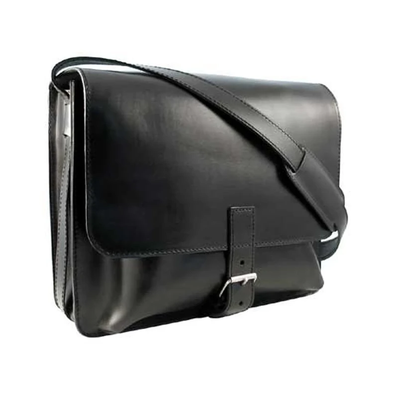 Shalimar Ranch Shalimar Midi Leather Messenger Bag Black One Size