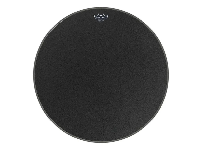 Remo Powerstroke 3 Black Suede Bass Drum Head Drum Head, 24" P3-1824-ES