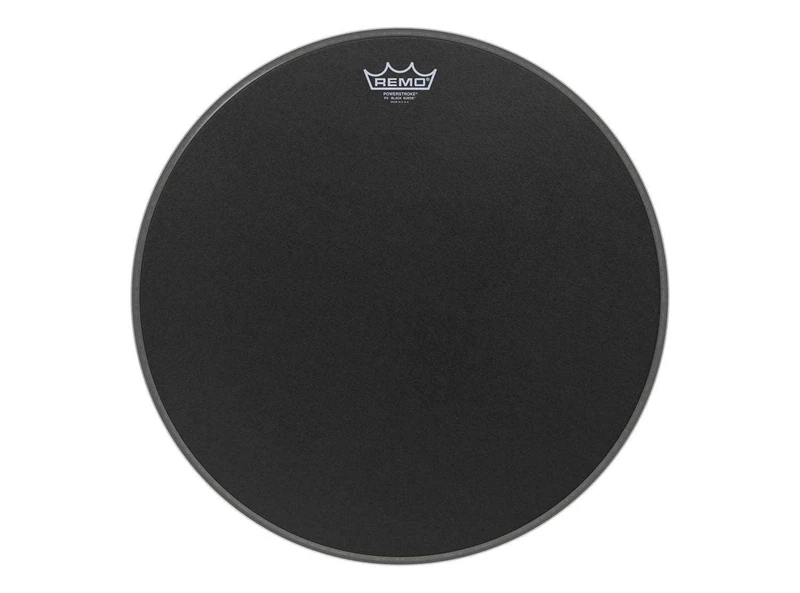 Remo Powerstroke 3 Black Suede Bass Drum 18 Inches P3-1818-ES