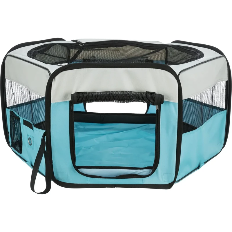 Trixie Nylon Outdoor Run, 90 x 40 cm Dia, Blue/ Grey