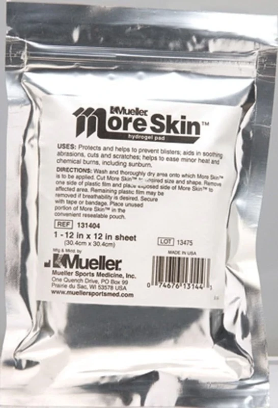 Mueller More Skin Hydrogel Dressing, Non-Medicated, Non-Sterile - 1-12 x 12 Sheet