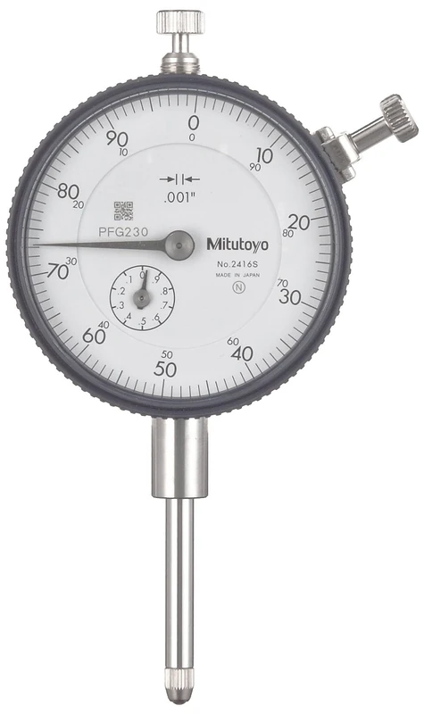 Mitutoyo 2416S Dial Indicator, Lug Back Plate, AGD/ANSI