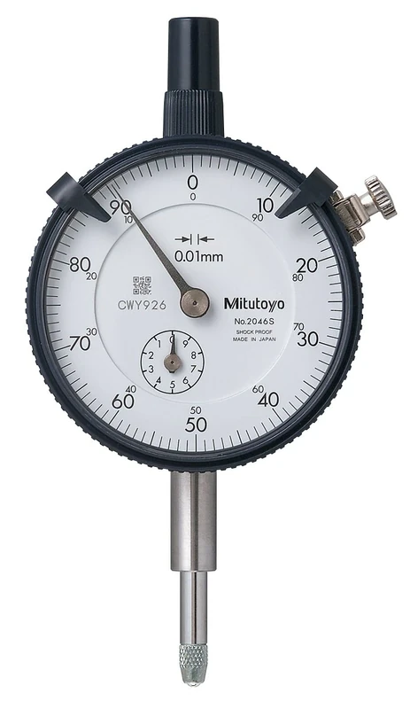 Mitutoyo 2046S Dial Indicator Flat Back