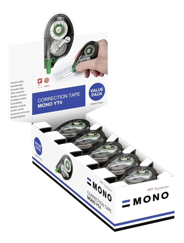 Tombow Mono CT-YT4 Correction Tape (Box of 20)