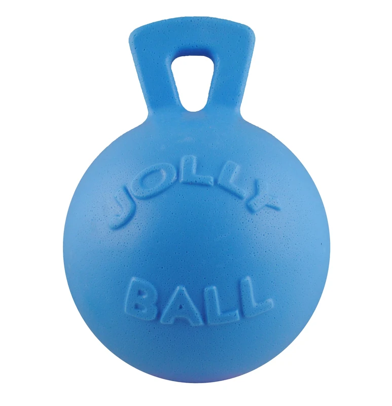 Jolly Pets Tug-n-Toss Dog Toy, 25 cm, Light Blue, Red - Image 1
