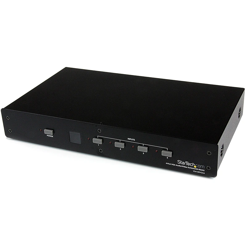 StarTech.com 4-to-1 HDMI Video Switch with Remote Control - Video/audio switch - 4 x HDMI - desktop - VS410HDMIE