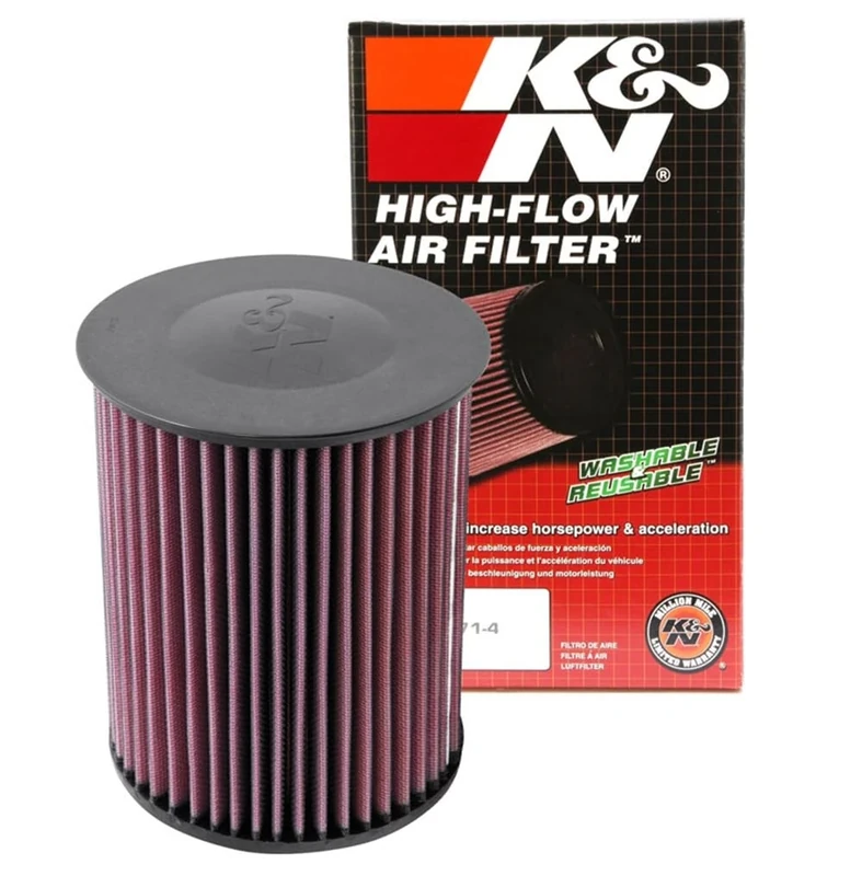 K&N Replacement air filter compatible with Ford C-Max/Ford Escape/Focus/Grand C-max/Kuga/Tourneo/Transit Connect & Lincoln MKC & Mazda 3 / 5 1.6D & Volvo C30/C70/S40/V40/V50/V70 2007- (E-2993)
