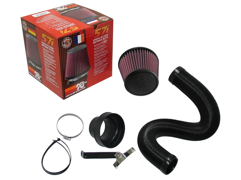 K&N 57-0679 Washable and Reusable Car Performance Intake Kit, Red