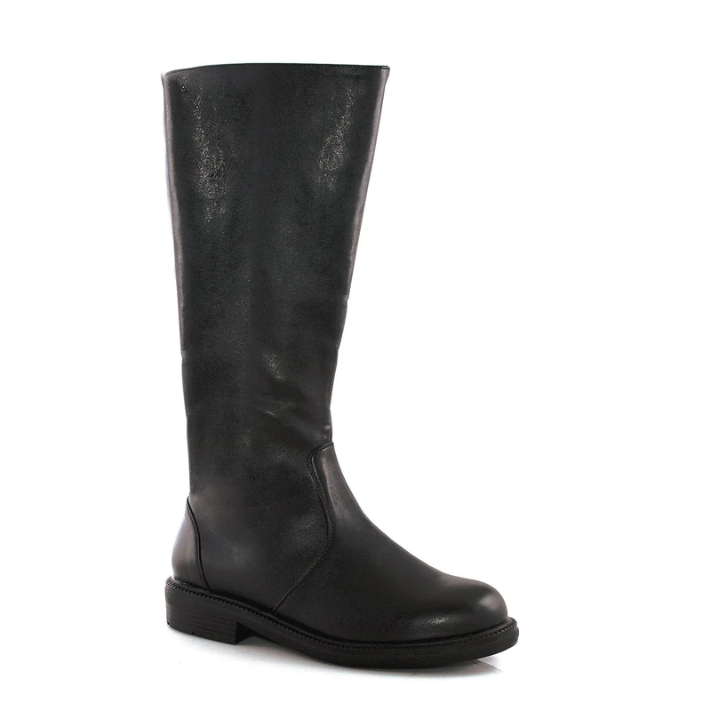 Ellie Shoes Men's Tall Black Fancy dress costume Boots Large