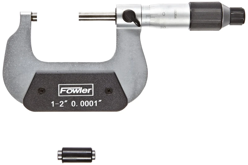Fowler 52-229-202 Swiss Style Micrometer, 1-2'' Range, 0.00016'' Accuracy