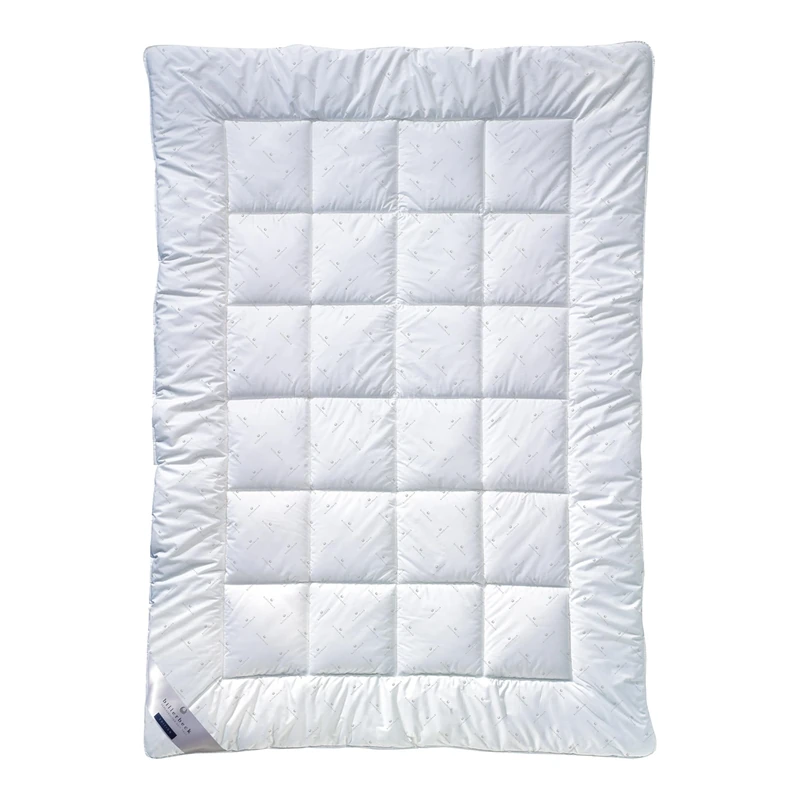 Billerbeck Fibre Duvet E21 King - Aloe Vera Refined Fibre Blanket - 155 x 220 cm All Season Duvet Heat Level Medium, White