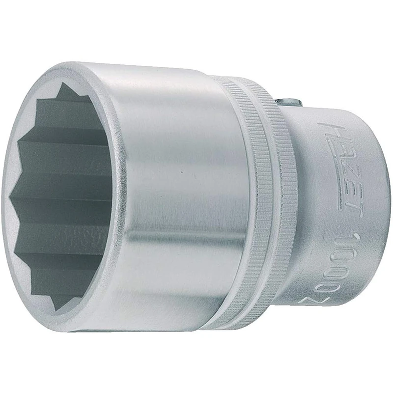 HAZET 1000Z-50 76 mm 12-Point Profile Socket - Chrome-Plated/Polished