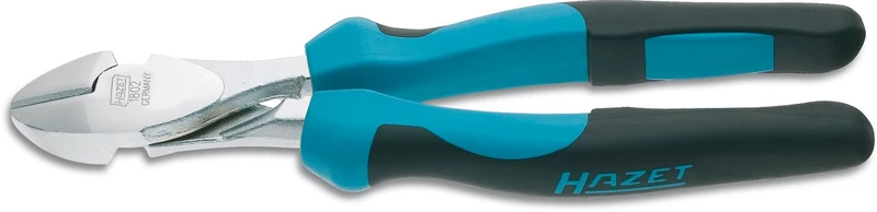 HAZET 1802-33 200 mm Heavy-Duty Diagonal Cutters - Bright Chrome-Plated