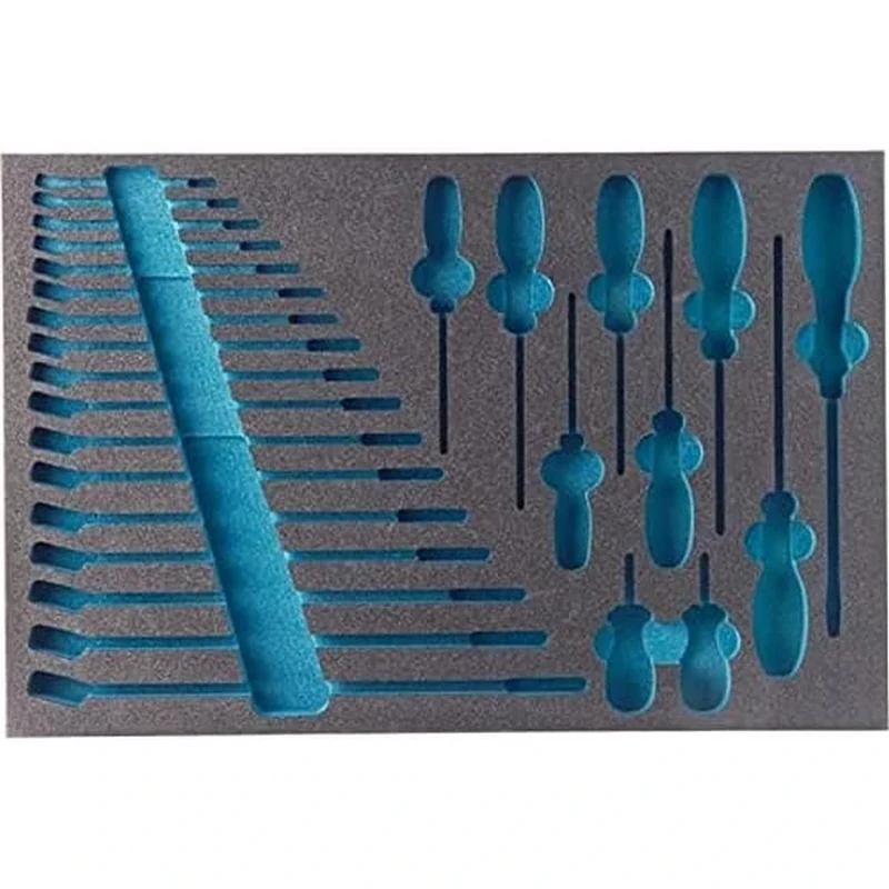 HAZET 163-58L 2-Component Soft Foam Insert - Multi-Colour