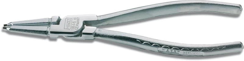 HAZET 1846A-4 310 mm Circlip Pliers - Chrome-Plated/Steel Grey