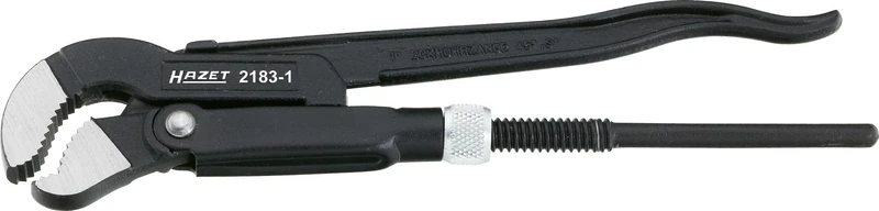 HAZET 2183-1.5 416 mm Swedish Pattern Polished Jaws Wrench - Powder Coated