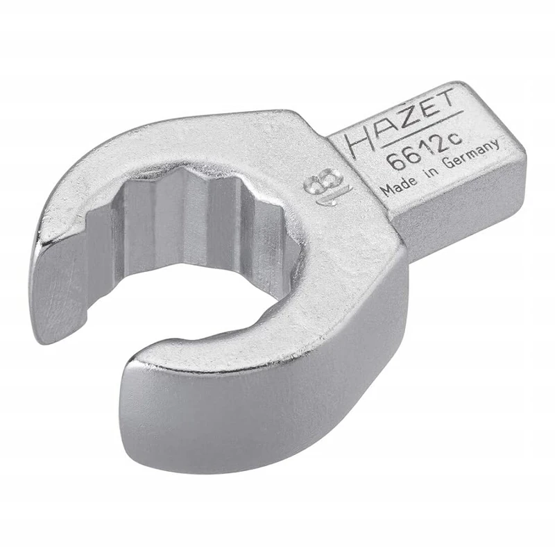 HAZET 6612C-18 46.1 mm 12-Point Profile Insert Box-End Open Wrench - Chrome-Plated