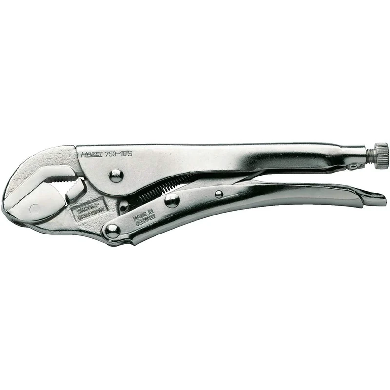 HAZET 753-10S 250 mm Grip Pliers - Nickel-Plated