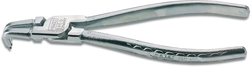 HAZET 1846B-3 225 mm Circlip Pliers - Chrome-Plated/Steel Grey