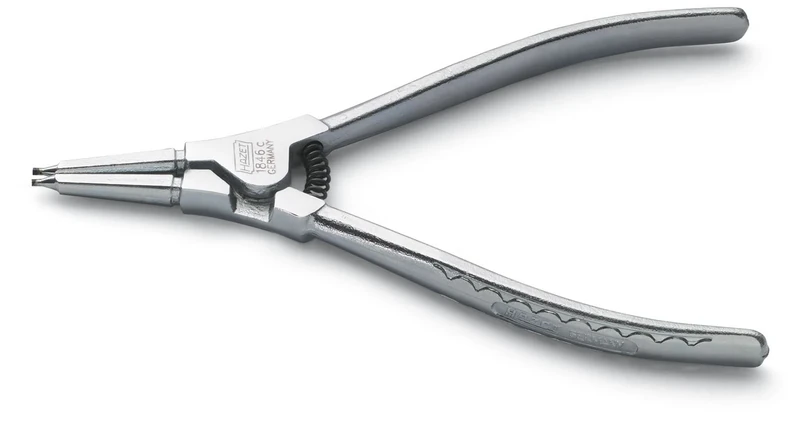 HAZET 1846C-3 225 mm Circlip Pliers - Chrome-Plated/Steel Grey