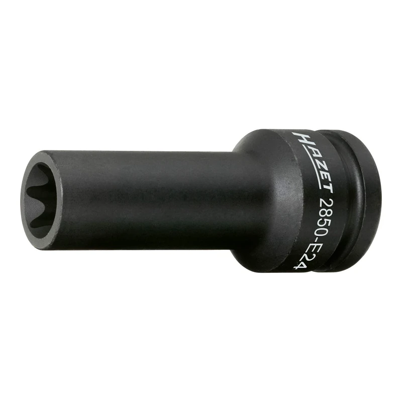 HAZET 2850-E24 110 mm Torx Profile Impact Socket - Phosphatised/Oiled