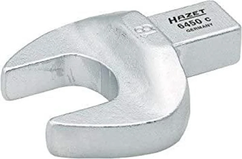 HAZET 6450D-34 73.2 mm Hexagon Profile Insert Open-End Wrench - Chrome-Plated