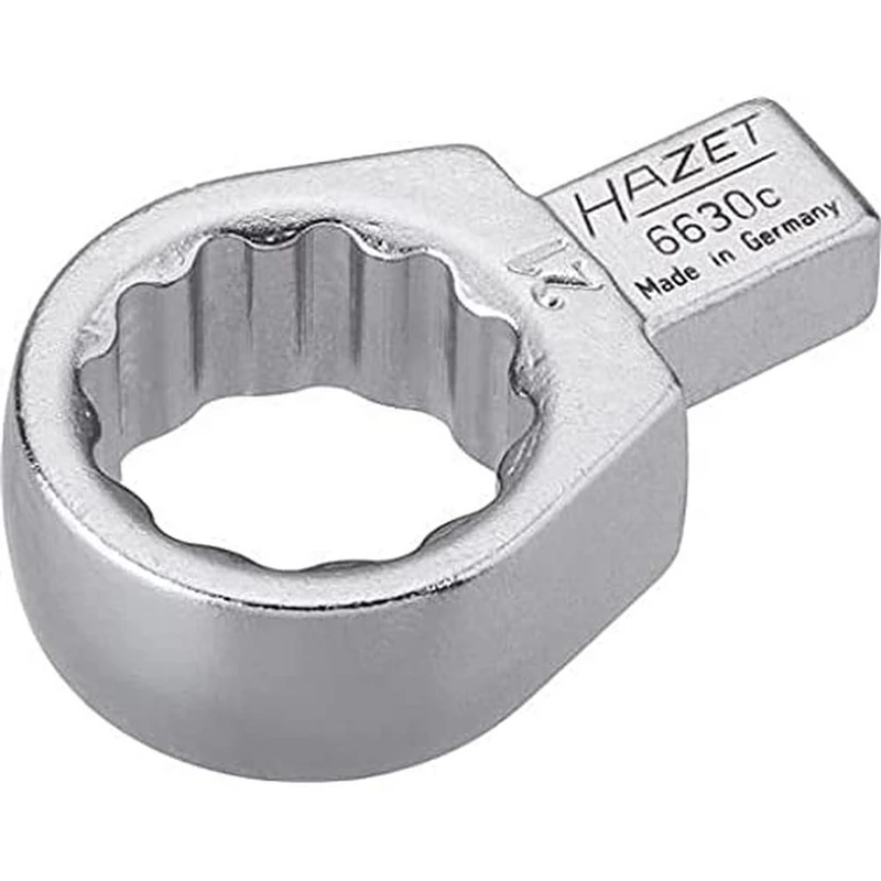 HAZET 6630C-21 50 mm 12-Point Traction Profile Insert Box-End Wrench - Chrome-Plated