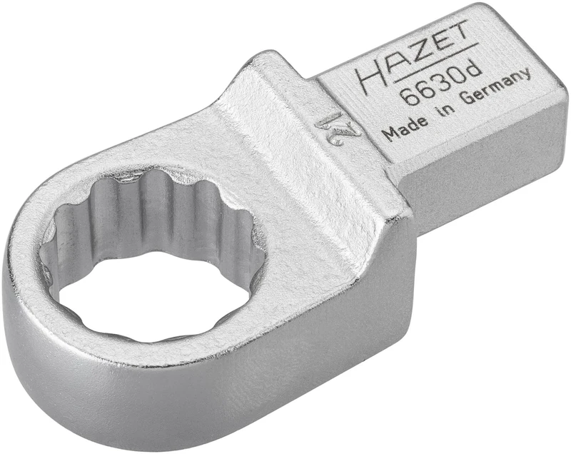 HAZET 6630D-21 66.5 mm 12-Point Traction Profile Insert Box-End Wrench - Chrome-Plated