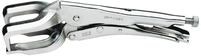 HAZET 758-1 280 mm Grip Pliers - Nickel-Plated