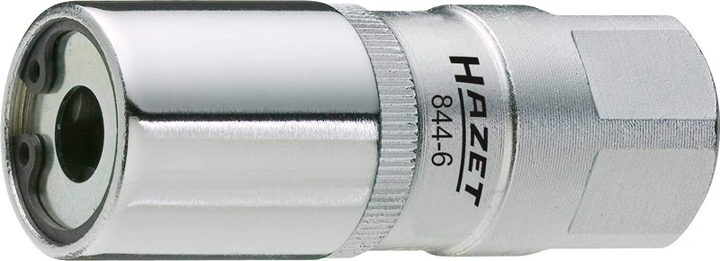 HAZET 844-6 65 mm Stud Bolt Extractor - Chrome-Plated/Polished - Image 1