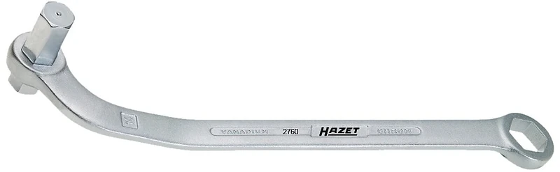 HAZET 2760 237 mm Oil Service Wrench - Chrome-Plated
