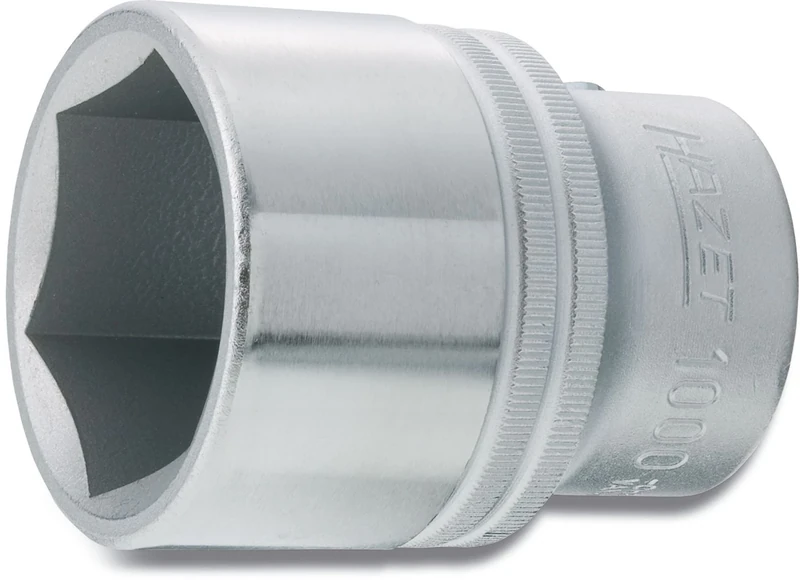 HAZET 1000-36 61.5 mm 6-Point Hexagon Profile Socket - Chrome-Plated/Polished
