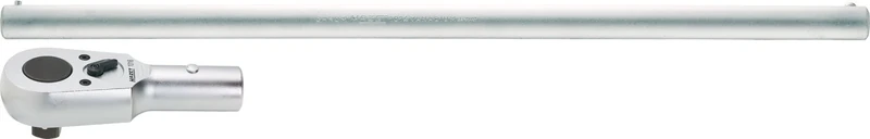 HAZET 1016/2 620 mm Reversible Ratchet Head with Handle Bar - Chrome-Plated/Polished
