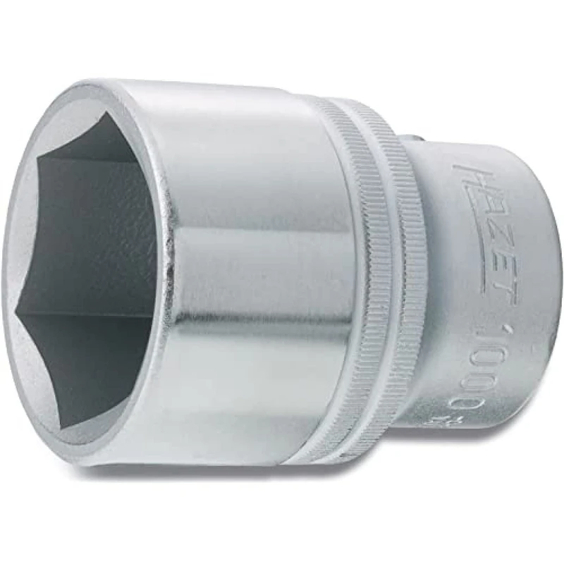 HAZET 1000-41 68.5 mm 6-Point Hexagon Profile Socket - Chrome-Plated/Polished