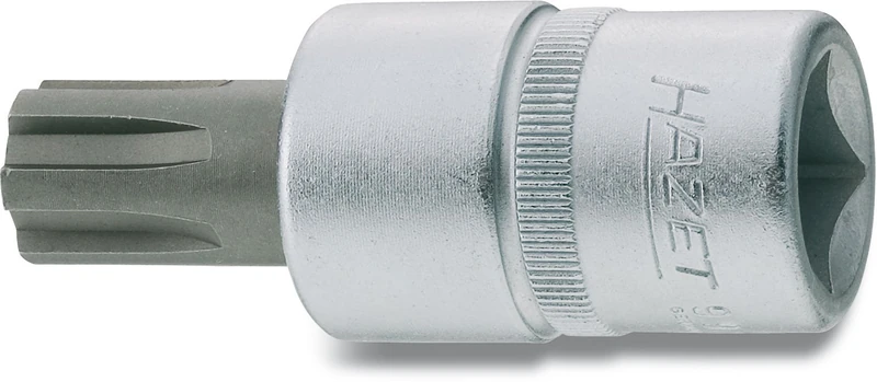 Hazet Size 7 12.5mm/ 1/2-inch Spline Socket Ribe-CV Screwdriver Socket