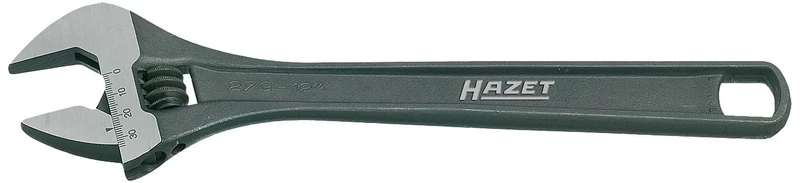HAZET 279-18 458 mm Hexagon Profile Adjustable Open-End Wrench - Phosphatised