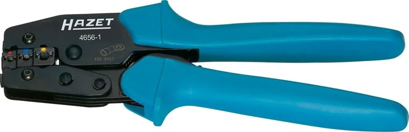 HAZET 4656-1 220 mm Crimping Pliers - Burnished/Oiled