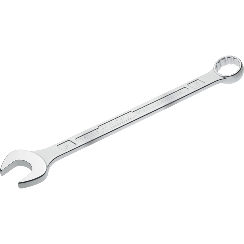 HAZET 600N-36 460 mm 12-Point Traction Profile Polished Head Combination Wrench - Chrome-Plated