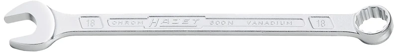 HAZET 600NA-15/16 328 mm 12-Point Profile Combination Wrench - Chrome-Plated