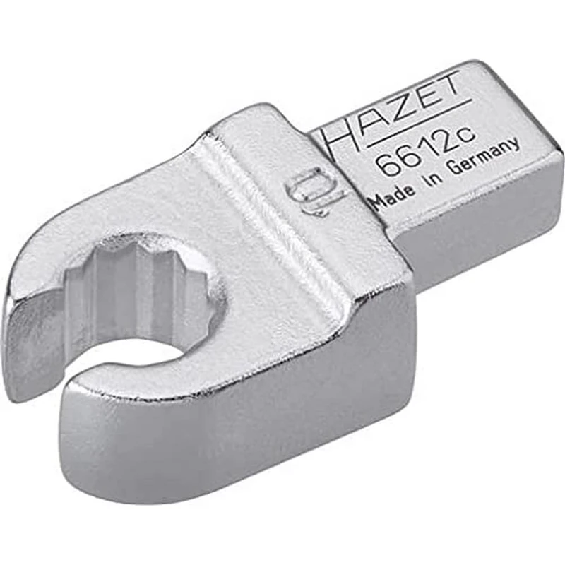 HAZET 6612C-10 42.3 mm 12-Point Profile Insert Box-End Open Wrench - Chrome-Plated