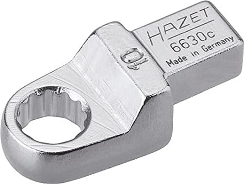 HAZET 6630C-10 42.1 mm 12-Point Traction Profile Insert Box-End Wrench - Chrome-Plated